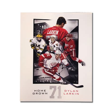 Second Story Dylan Larkin Home Grown 8x10 Picture