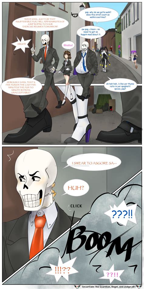 Securitale The Guardian Angel And Judge 01 By Tekitourabbit Undertale Comic Funny