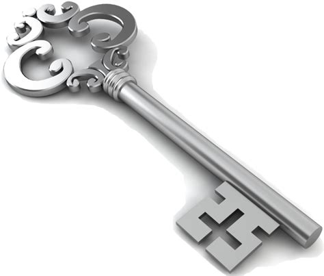 Download Hd Silver House Key Png Transparent Png Image