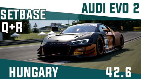 Assetto Corsa Competizione Audi R Evo Gt Hungary Setup Youtube