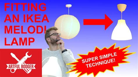 Check Out This Super Easy Tutorial On How To Fit An Ikea Melodi Pendant