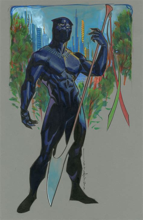 Black Panther Commission By Brian Stelfreeze 2015 Baltimore Comiccon