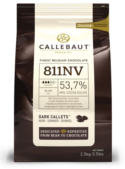 Callebaut Dark Chocolate Chips Callets 54 Chocolate Trading Co