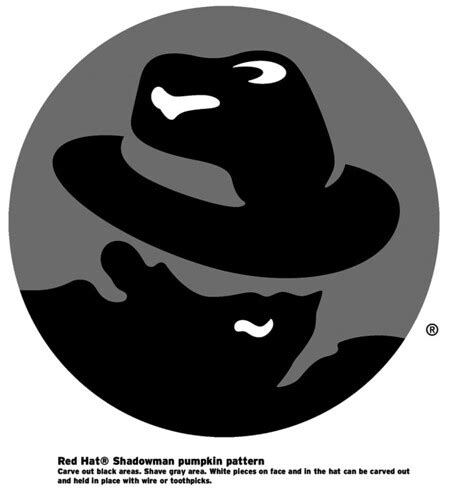 Red Hat Shadowman Logo Pumpkin Pattern Red Hat Flickr
