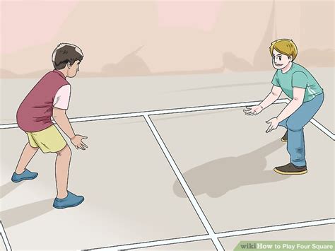 The most basic rules are that you need at least four people to play, you need a hard playing surface, and you need a bouncy rubber ball. 3 Ways to Play Four Square - wikiHow