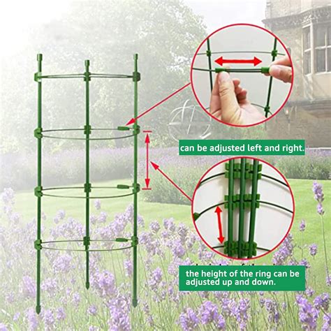 Adjustable Tomato Cage Plant Support Cages 36 Inches Garden Cucumber