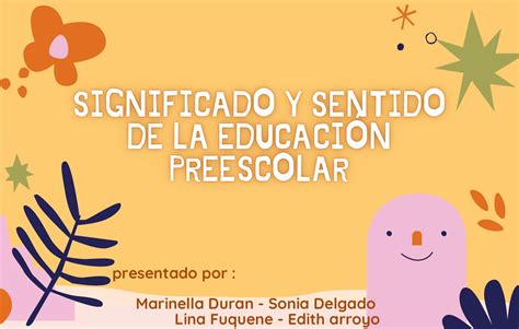 Calaméo Significado Y Sentido De La Educación Preescolar