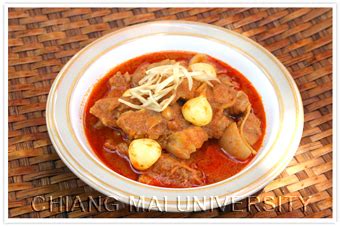 ต้มข่าไก่, pronounced tôm kʰàː kàj; Kaeng Hang Le / Gaeng Hang Lay Curry Recipe Northern Thai ...