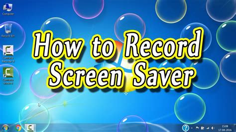 How To Record Screensaver In Windowsmac New 2016 Youtube