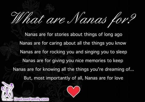 What Are Nanas For Nana Quotes Nana Poems Grandma Quotes