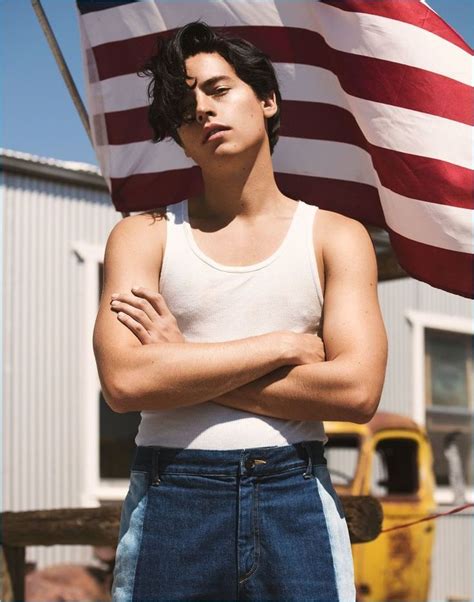 cole sprouse takes to the outdoors with flaunt magazine the riverdale actor appears before the