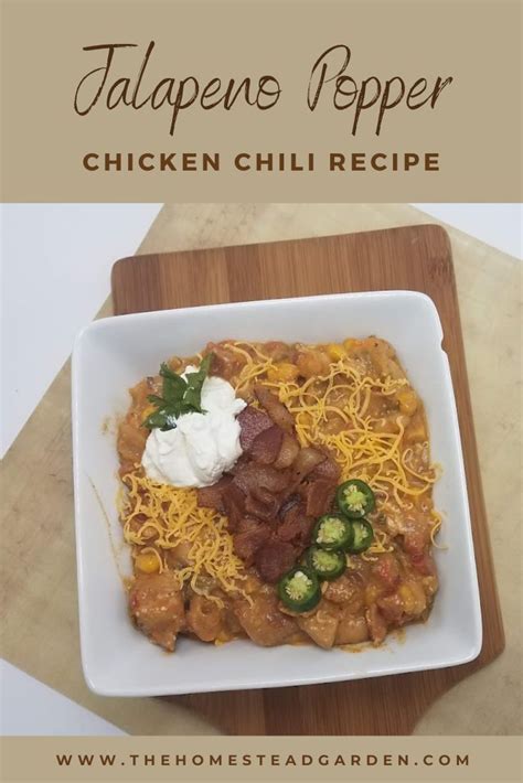 Jalapeno Popper Chicken Chili Recipe Recipe Chili Recipes Recipes