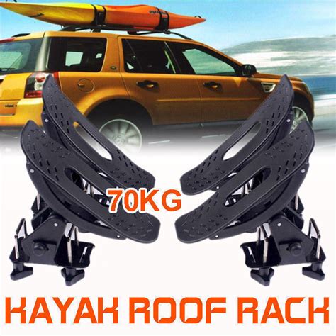 Universal Kayak Carrier Saddle Watercraft Roof Rack Arm Canoe Loader Au