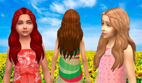 Mystufforigin Sensitive Hair For Girls Sims 4 Hairs