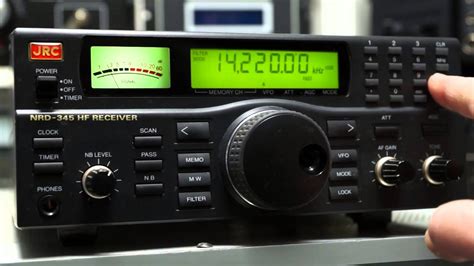 JRC NRD-345 Shortwave Receiver - YouTube