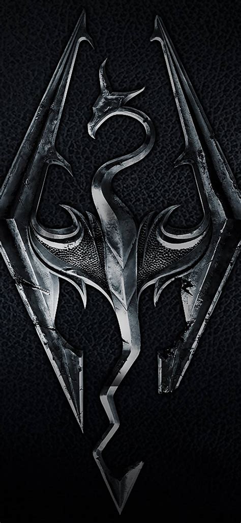 Download Skyrim 4k The Elder Scrolls V Logo Wallpaper