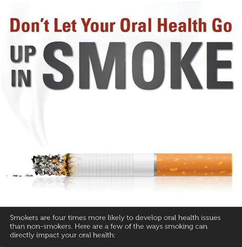 don t let your oral health go up in smoking infographic