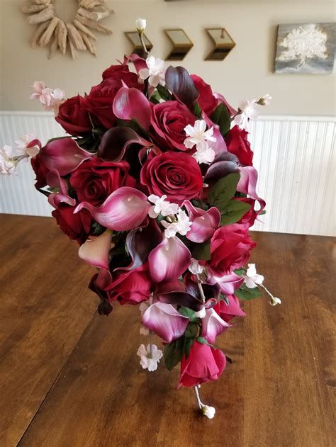 Burgunduy — Order Silk Wedding Flowers Online Love Is Blooming Blog