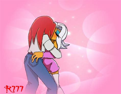 Knuckles Kiss Rouge By Rouge The Bat 777 On Deviantart