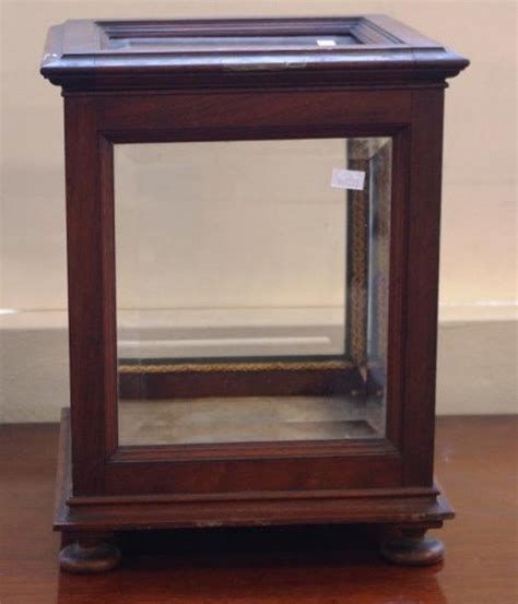 Antique Glass Tabletop Display Case 34cm High Tables Zother