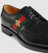 Gucci Leather Lace Up Shoes Pictures