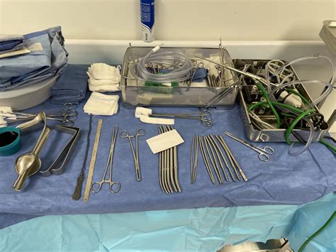 Dilation Curettage D C Mayo Stand And Back Table Setup CSTSetup