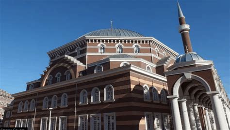 Batang telapak tangan ini tampak berselubung dalam goni dan cukup ramping. Masjid di Negeri Kincir Angin