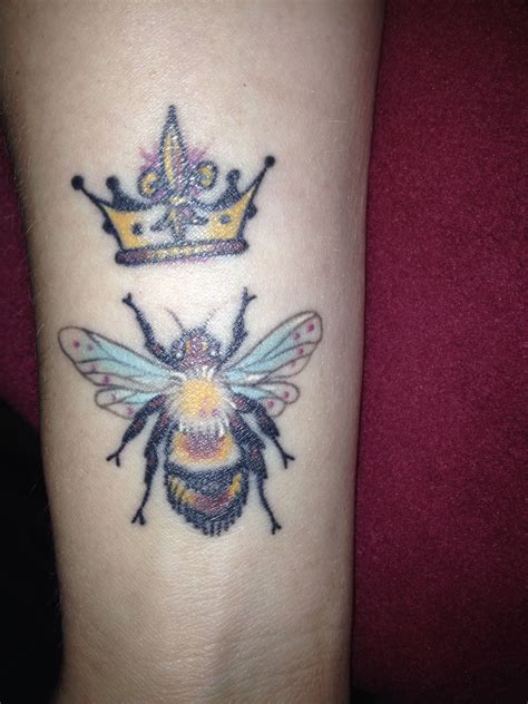 Queen Bee Tattoo Dreaming Of Ink Concluded Queen Bee Tattoo Bee