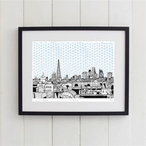 View From Peckham London Limited Edition Screen Print Etsy Uk