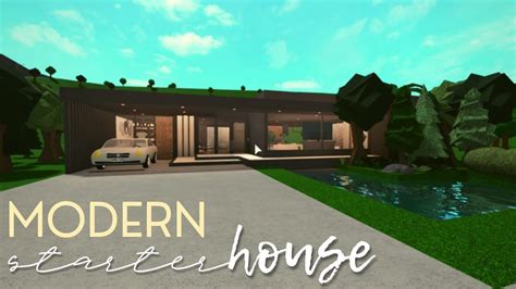 Modern Starter House Bloxburg House Tour Youtube