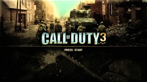 Call Of Duty 3 Title Screen Hd Youtube