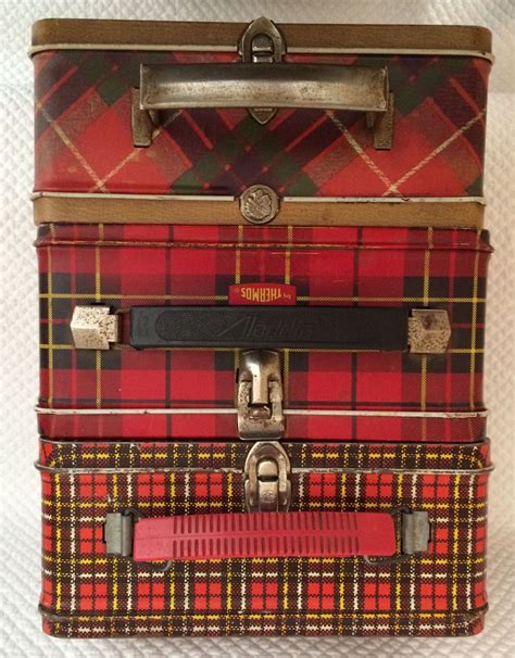Plaid Vintage Lunch Boxes Set of 3 | Etsy | Tartan plaid, Scottish plaid, Vintage plaid