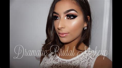 Dramatic Bridal Makeup Smoked Out Wing Youtube