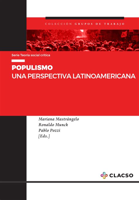 PDF Populismo Una Perspectiva Latinoamericana