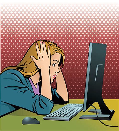 clip art of a frustrated woman illustrations royalty free vector graphics and clip art istock