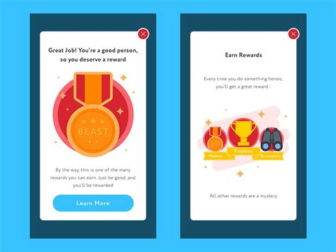 Achievement Reward Popup Google Search Ios App Design Web Design