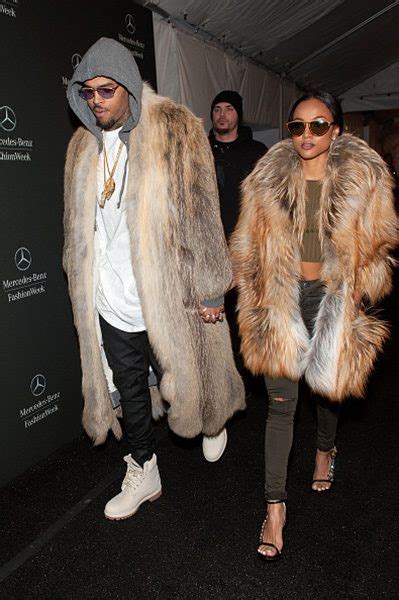 Peta Slams Chris Brown And Karrueche For Wearing Fur At Fashion Week