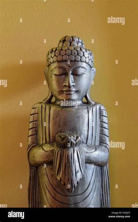 Buddhist Statue Home Decoration Stock Photo Alamy
