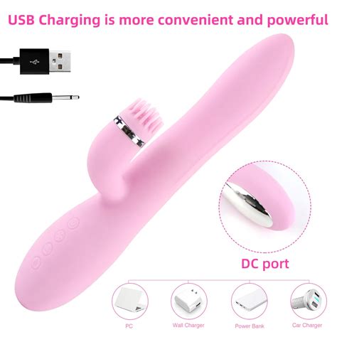 aimitoy g spot rabbit vibrator for women dual vibration silicone waterproof female vagina