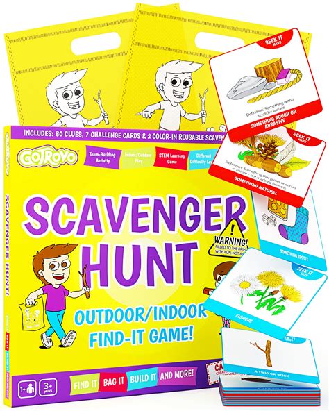 Scavenger Hunt Game For Kids Outdoor Activities Forb07yl4yrfc