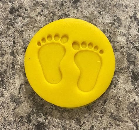Baby Feet Stamp And Outline Cutter Etsy