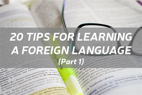 Myngle Blog Blog Archive 20 Tips For Learning A Foreign Language