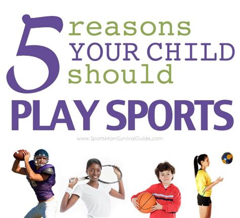 5 Reasons Your Child Should Play Sports