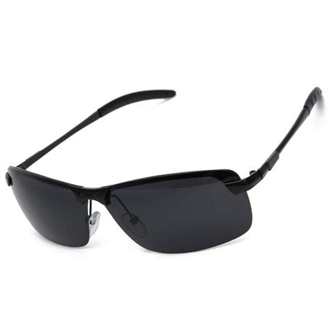 Men Black Uv400 Polarized Sunglasses Outdoor Glasses Driving Goggles Cool Newchic