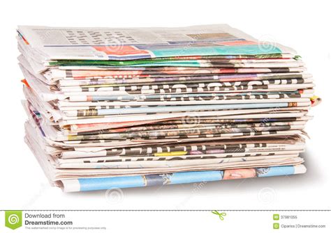 Stack Of Newspapers Stock Image Image Of Finance Press 37981055