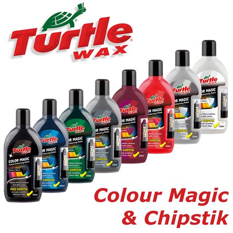 Turtle Wax Color Magic Enhancing Polish With Chipstik Chipstick Crayon