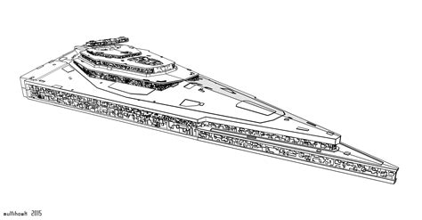 Imperial Star Destroyer Coloring Pages