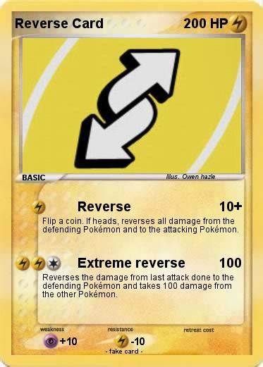 Pokémon Reverse Card 15 15 Reverse My Pokemon Card