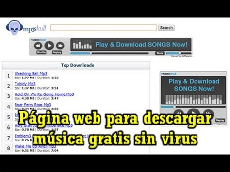 ¿quieres descargar música gratis en mp3 y no sabes cómo? Mas videos varios - Página web para descargar música gratis sin virus - YouTube