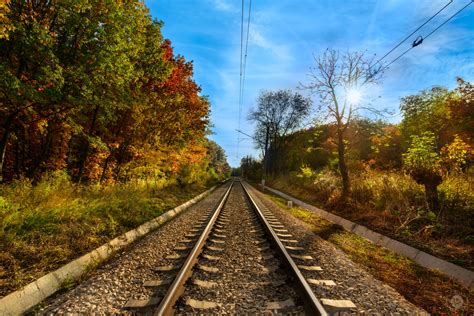 Autumn Railway Background High Quality Free Backgrounds